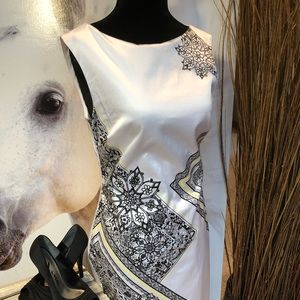 NWT CACHE Sheath MIDI Dress Small